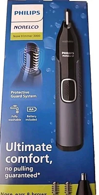 Philips Norelco Nose Trimmer 3000 Washable Nose Ears and Eyebrows NT3600/62 SB15 - Image 1 of 4