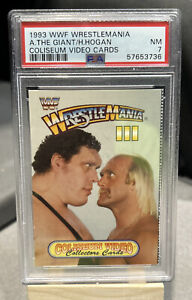 1993 WWF WRESTLEMANIA ANDRE THE GIANT VS HULK HOGAN “Coliseum Video Cards