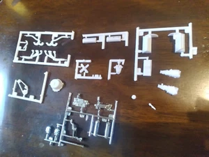 Motor - Lager oder Custom - aus '57 Chevy Bel Air 1957 Monogram 1/24 - Teile - Bild 1 von 4