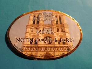  ETIQUETTE DE CHAMPAGNE pierre mignon  850 ANS NOTRE DAME DE PARIS  - Imagen 1 de 1