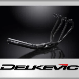 Honda CB550F 1975-1977 Full Exhaust 4-1 Stainless Ceramic Black Straight Muffler - Bild 1 von 5