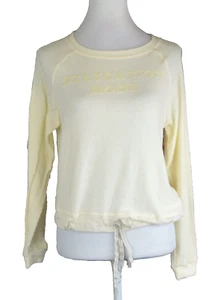 Energie Graphic Sweatshirt Sweater Top L/S Heather Staycation Mode Oatmeal Large - Picture 1 of 9