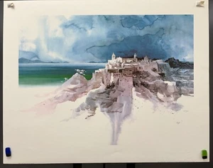 Michael Atkinson, Ostuni, Watercolor Fine Art Lithograph - Picture 1 of 1