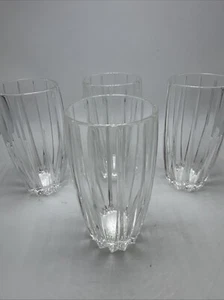Marquis By Waterford Crystal Omega Pattern Highball 6" Glasses Set Of 4 - Picture 1 of 14