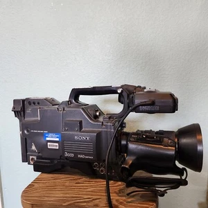 Sony DXC-327 Camera Canon VCL-712BX lens DXF-501 Viewfinder Ca-327 Adapter Bundl - Picture 1 of 11