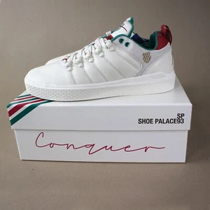 Top bajo antiguo blanco/verde/rojo K-Swiss Gary Vee 004 para hombre - Imagen 1 de 9