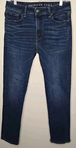 American Eagle Jeans Men's 32x30 Blue Next Level Flex Comfort Stetch Tapered Leg - Picture 1 of 12