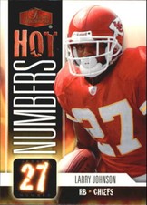 2006 Flair Showcase Hot Numbers #HN15 Larry Johnson - NM-MT