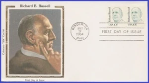USA4 #1853 U/A COLORANO SILK FDC STR2 Richard Russell - Imagen 1 de 1