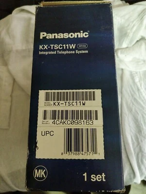 Panasonic KX-TSC11W Single Line Corded Phone (Desk or Wall Mountable)unused - Image 1 of 4