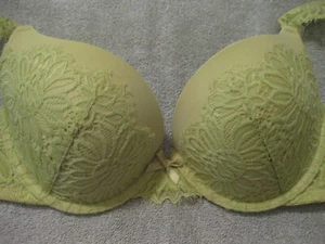 AERIE LIMETTENGRÜNER 34D PUSH-UP-BH, SPITZENÜBERZOGENE CUPS & TEILFLÜGEL, ADJ. RIEMEN - Bild 1 von 5