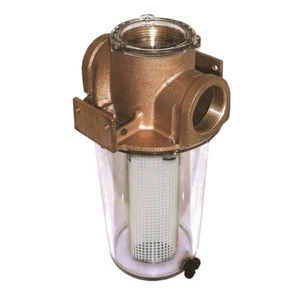 GROCO ARG-1250 Series 1-1/4" Raw Water Strainer w/Non-Metallic Plastic Basket [A - Picture 1 of 1