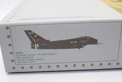 ! SALE ! Herpa 580700 1:72 Eurofighter Typhoon No IX(B) Squadron RAF Lossiemouth - Image 1 of 4
