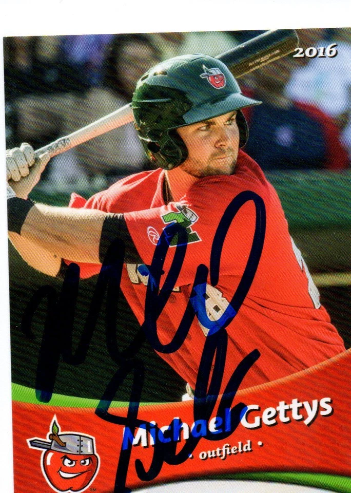 Michael Gettys 2016 Fort Wayne Tincaps Signed Card - Image 1 of 1