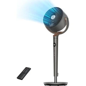 Fan for Bedroom, 120° Oscillating Standing Fan, Quiet Floor Fan with DC Motor - Picture 1 of 6