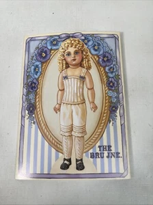 Peck-Gandre Victorian Series The Brujne Doll Card 1990 Made in USA - Picture 1 of 8