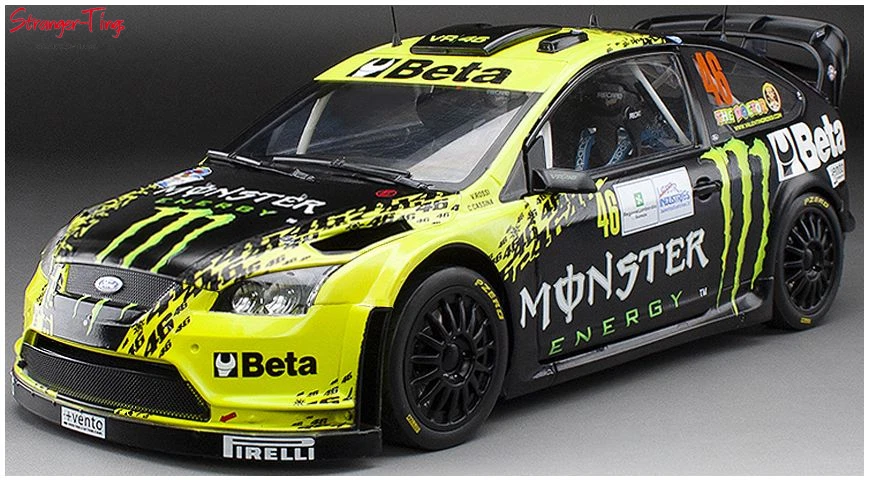 Sunstar Ford Focus RS WRC '08 #46 V.Rossi C.Cassina Monza Rally Show 2009 1 - Image 1 of 1