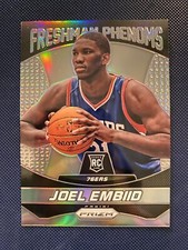 Joel Embiid 2014-15 Panini Prizm Freshman Phenoms Silver Holo Rookie Card RC