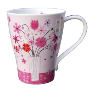 Bone China Mug "In the Pink " -Great present - Cupcake - Flowers - Picture 1 of 6