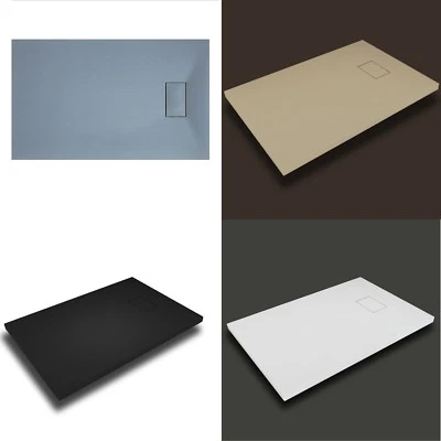 GIORGYSHOP PIATTO DOCCIA EFFETTO PIETRA ARDESIA RESINA SMC 70 80 90 100 120 140 160 170 2.6