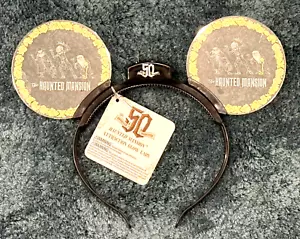 NEW NWT DISNEY PARKS HAUNTED MANSION 50TH ANNIVERSARY KIDS ADULTS MICKEY EARS - Picture 1 of 9
