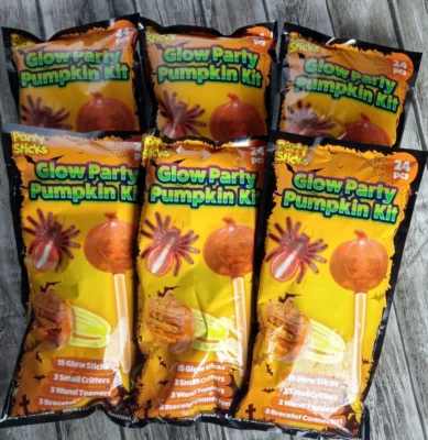 140+ PCS Party Sticks Halloween Glow Sticks Party Kits  NEW/SEALED - Image 1 of 4