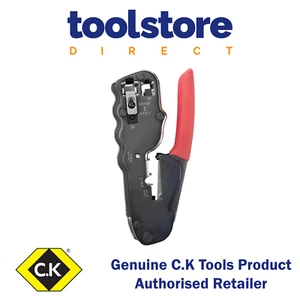 C. K Tools T3673A Compact Pass-Through Crimper for RJ45 Plugs 6/8P - Afbeelding 1 van 13