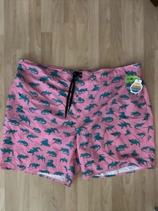 Nuoto da uomo TRUE NATION taglia 4XL nuova con etichette Quick Dry No Burn Alligatore con occhiali - Foto 1 di 8