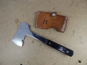 vintage 60's KUTMASTER by Utica Camping HATCHET w/Sheath from a Ranger Set - Picture 1 of 6