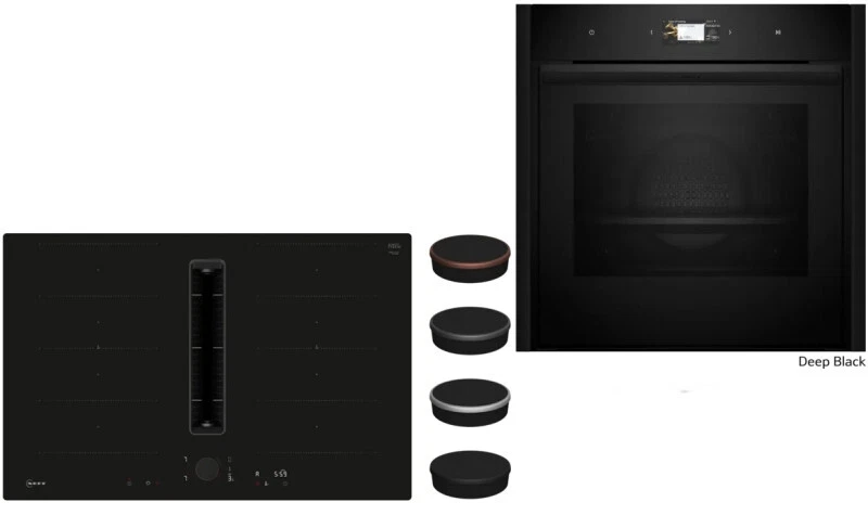 Neff Backofenset JUBSH4VC2D Backofen B69CS7KY0 EEK:A+ V68PYX4C0 Kochfeldabzug 1A - Bild 1 von 4