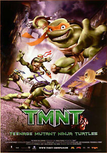TMNT - Teenage Mutant Ninja Turtles - Filmposter 37x53cm gerollt