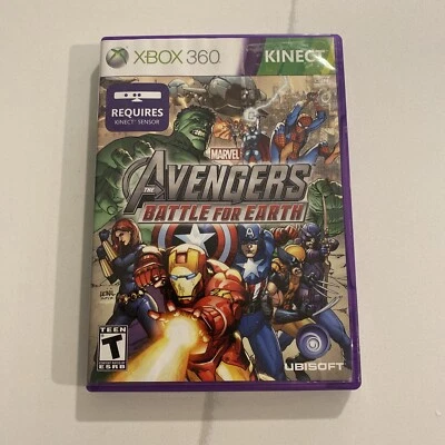 Marvel Avengers: Battle For Earth Xbox 360 Kinect Game CIB Tested - Image 1 of 3