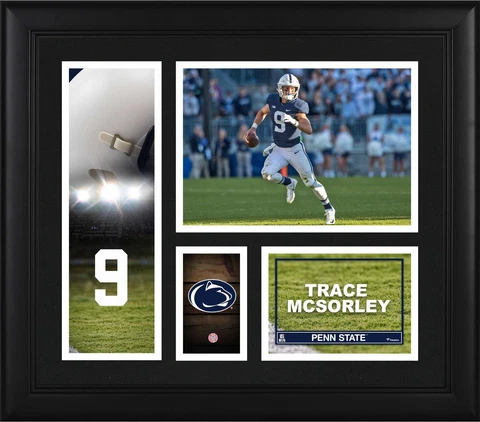 Trace McSorley Penn State Nittany Lions Framed 15x17 Collage Cover