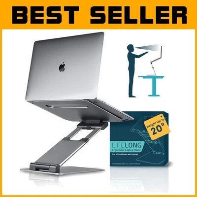 Portable Adjustable Laptop Stand - Fits 10-17" Laptops - Image 1 of 4