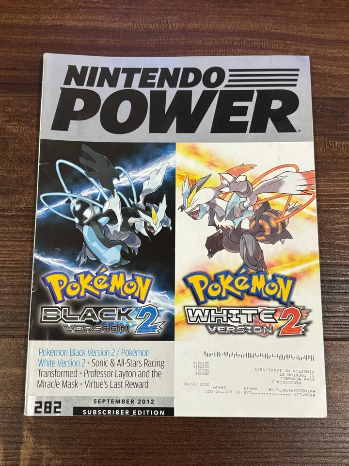 Revista Nintendo Power Volumen 282 Septiembre 2012 Pokemon 2 Negro Blanco Foto 1 de 1