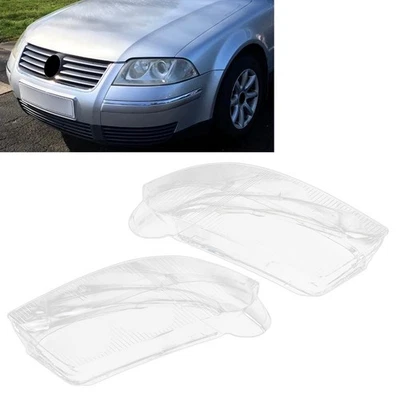 Par de cubiertas de lente de faros para Volkswagen Passat B5.5 2000-2005 Foto 1 de 4