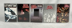 METAL CHURCH Cassette Tape Lot x5 Self Dark Disguise Human FLOTSAM and JETSAM - Foto 1 di 15