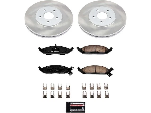 Kit de pastillas de freno delanteras y rotor para Chrysler Cirrus 1995-2000 1996 1997 XJ552HD Foto 1 de 1