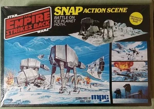 MPC STAR WARS THE EMPIRE STRIKES BACK BATTLE ON ICE PLANET HOTH MODEL NEW SEALED - Picture 1 of 8