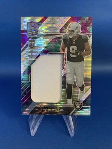 2023 Spectra Monumental Memorabilia Celestial Prizm /75 Tyree Wilson Rookie RC - Bild 1 von 2