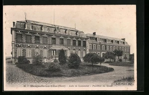 AK Marquette-lez-Lille, Asyl von Lommelet - Pavillon des Senats - Bild 1 von 2