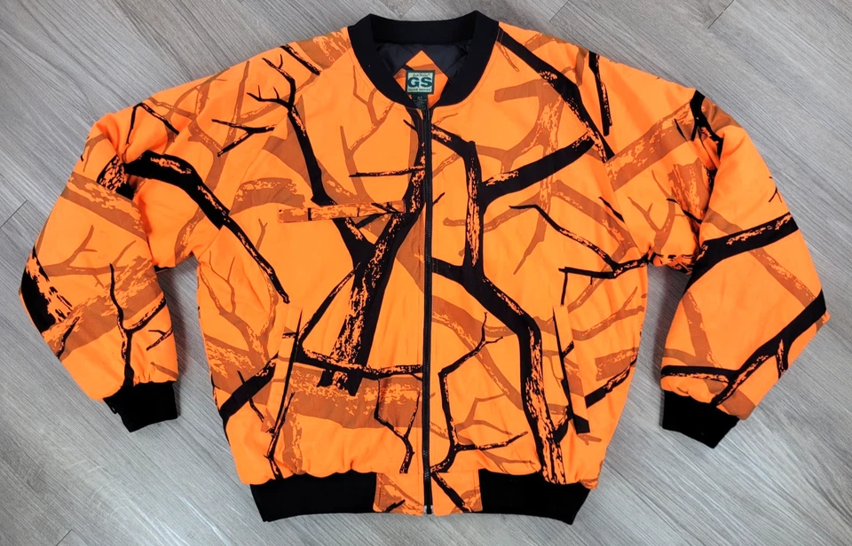 Куртка мужская Gander Mountain Guide серия Tech Bomber размер XLT оранжевый камуфляж - Изображение 1 из 4