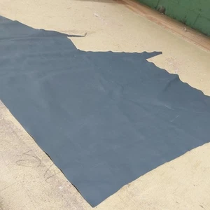 dark blue/gray leather scrap  - Picture 1 of 6