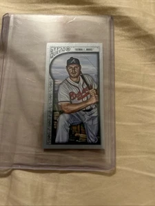 2015 Topps Gypsy Queen Freddie Freeman Mini Silver SP/199 Braves Dodgers RARO - Imagen 1 de 2