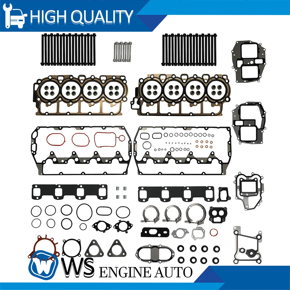 Juego de pernos de junta de culata aptos para 11-16 Ford F250 F350 F450 F550 6,7 L DIESEL OHV 32V Foto 1 de 4