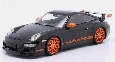 MINICHAMPS - PORSCHE 911 GT3 RS 2007 Nero e arancione - 1/18 - MNC155062121 - Immagine 1 di 2