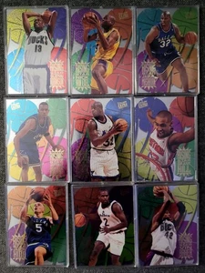 (9) 1995-96 Fleer Ultra Rising Stars - Complete Set Foil Insert Cards - Picture 1 of 2