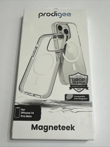 Prodigee Magneteek + MagSafe Case for Apple iPhone 14 Pro Max - Clear/White - Picture 1 of 6