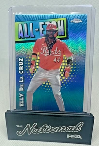 2025 Topps Chrome Elly De La Cruz #CAE-4 All Etch Base Refractor Insert Reds - Picture 1 of 2