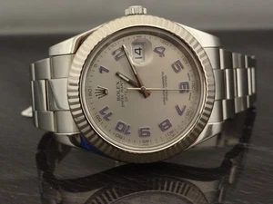 Rolex Date Just 116334 41 mm Stahl /Weißgold Lünette - Bild 1 von 9